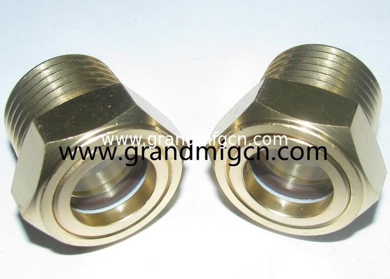 hilo métrico M20X1.5 M26X1.5 M27X1.5 M36X1.5 Oil Sight Monitor de nivel de vidrio de gas de petróleo Gas de combustible del tanque del sitio del enchufe del manómetro del dique de petróleo