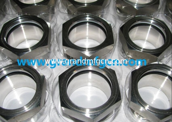 M30X1.5 M33X1.5 M36X1.5 TANQUES de buques a presión hilo métrico de acero inoxidable flujo líquido visor de vidrio visores líquidos personalizados