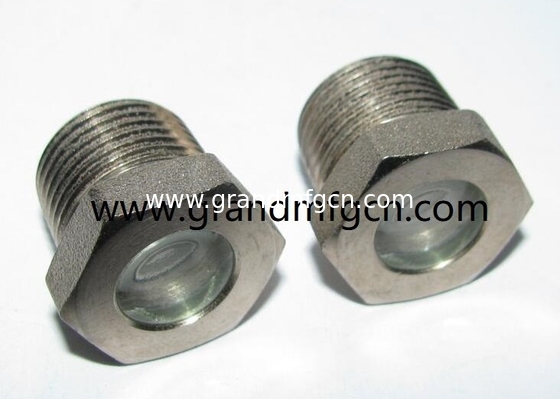 NPT 3/8&quot; BITZER refrigeración de acero fundido vidrio con bola roja fundido vidrio ventana vidrio fabricante de China