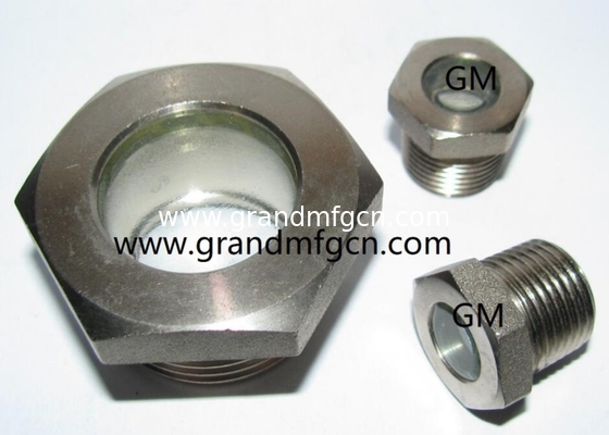 NPT 3/8&quot; BITZER refrigeración de acero fundido vidrio con bola roja fundido vidrio ventana vidrio fabricante de China