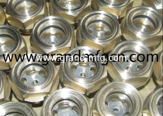 Vidrio de visión 1/2-14 NPT tanques de sobretensiones vidrio de visión de cúpula Vista más amplia de los niveles de líquido del fluido con una indicación clara